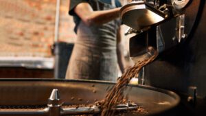 Roasting beans